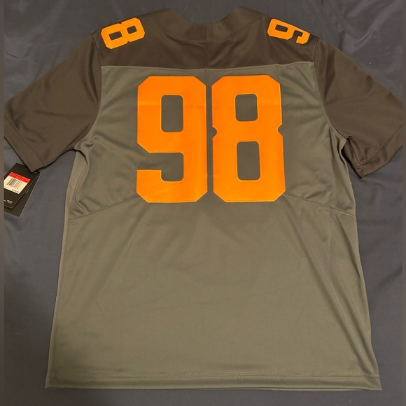 Tennessee Volunteers Nike Smokey Grey Football Jersey Men’s Size L NWT Stitched - Picture 7 of 9